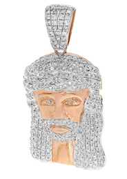 Diamond Jesus Piece | 18.86 Grams | 3.34 Carats