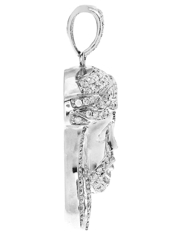 Diamond Jesus Piece | 11.14 Grams | 1.63 Carats