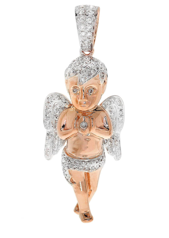 Diamond Angel Pendant | 10.28 Grams | 1.27 Carats