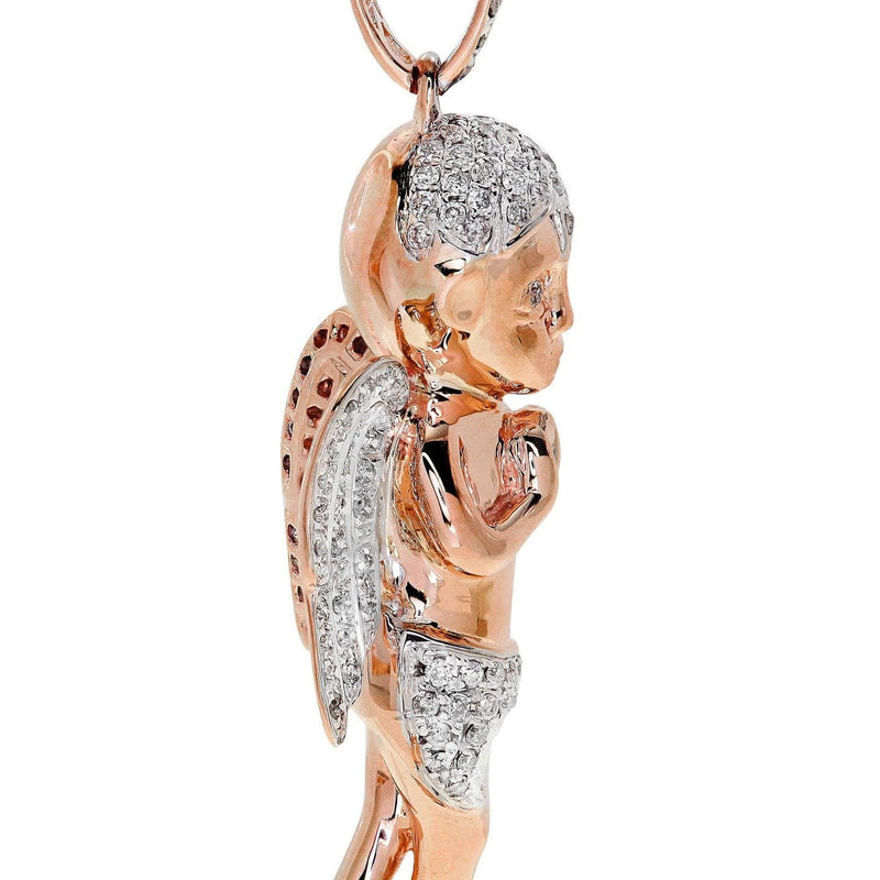 Diamond Angel Pendant | 10.28 Grams | 1.27 Carats