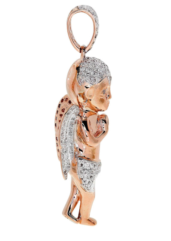 Diamond Angel Pendant | 10.28 Grams | 1.27 Carats