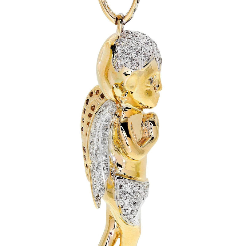 Diamond Angel Pendant | 9.67 Grams | 1 Carats