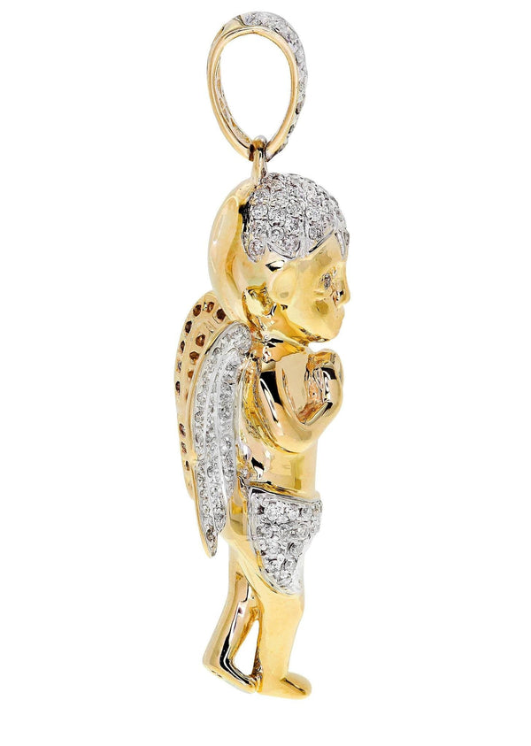 Diamond Angel Pendant | 9.67 Grams | 1 Carats