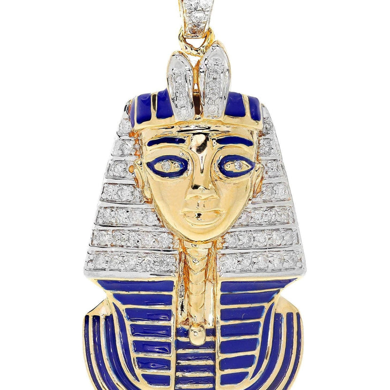Diamond Pharoh Pendant | 14.37 Grams | 0.6 Carats