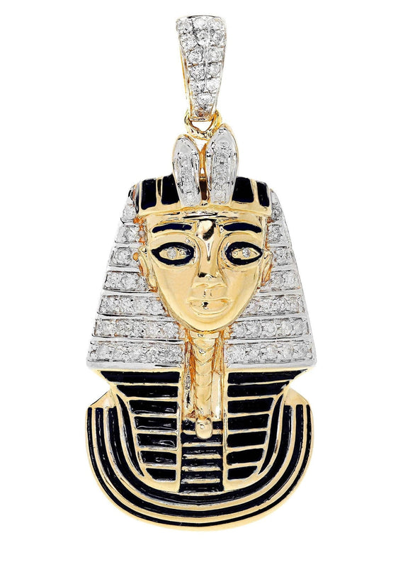 Diamond Pharoh Pendant | 15.91 Grams | 0.57 Carats