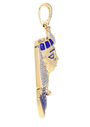 Diamond Pharoh Pendant | 22.08 Grams | 0.82 Carats