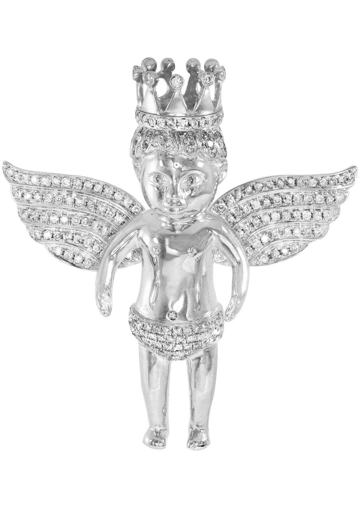 Diamond Angel Pendant | 31.37 Grams | 2.54 Carats
