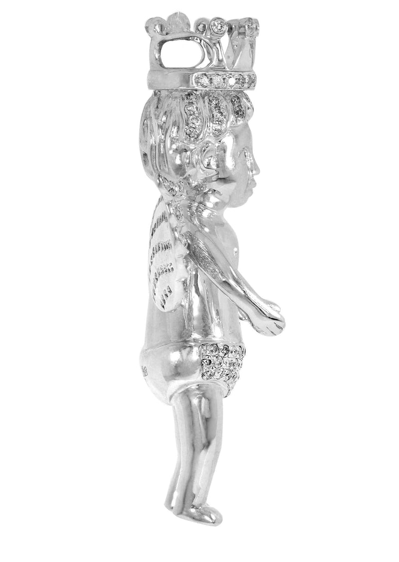 Diamond Angel Pendant | 31.37 Grams | 2.54 Carats