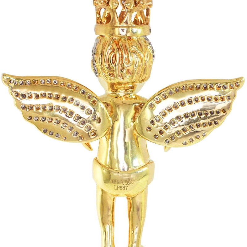 Diamond Angel Pendant | 30.22 Grams | 2.56 Carats