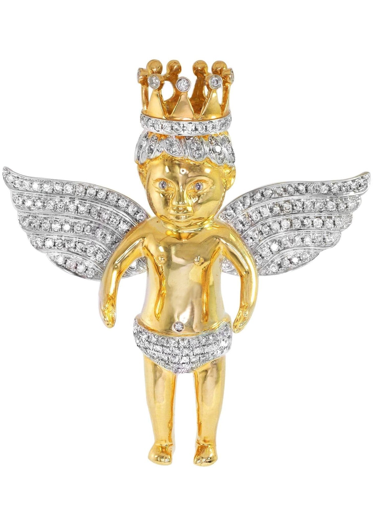 Diamond Angel Pendant | 30.22 Grams | 2.56 Carats