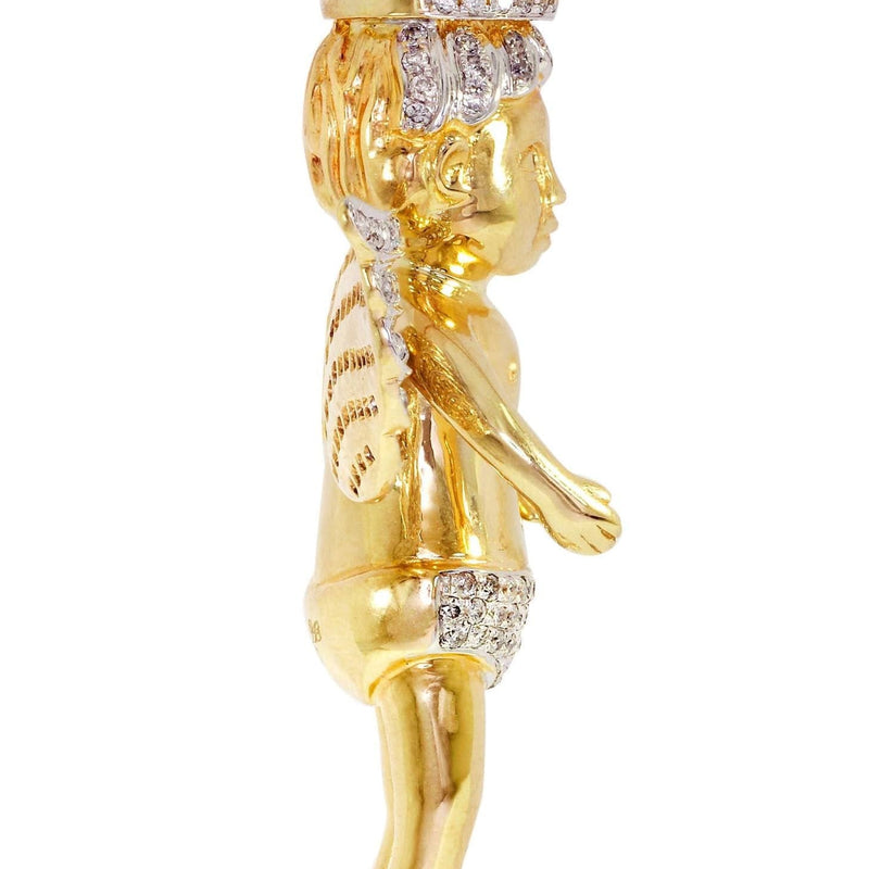 Diamond Angel Pendant | 30.22 Grams | 2.56 Carats