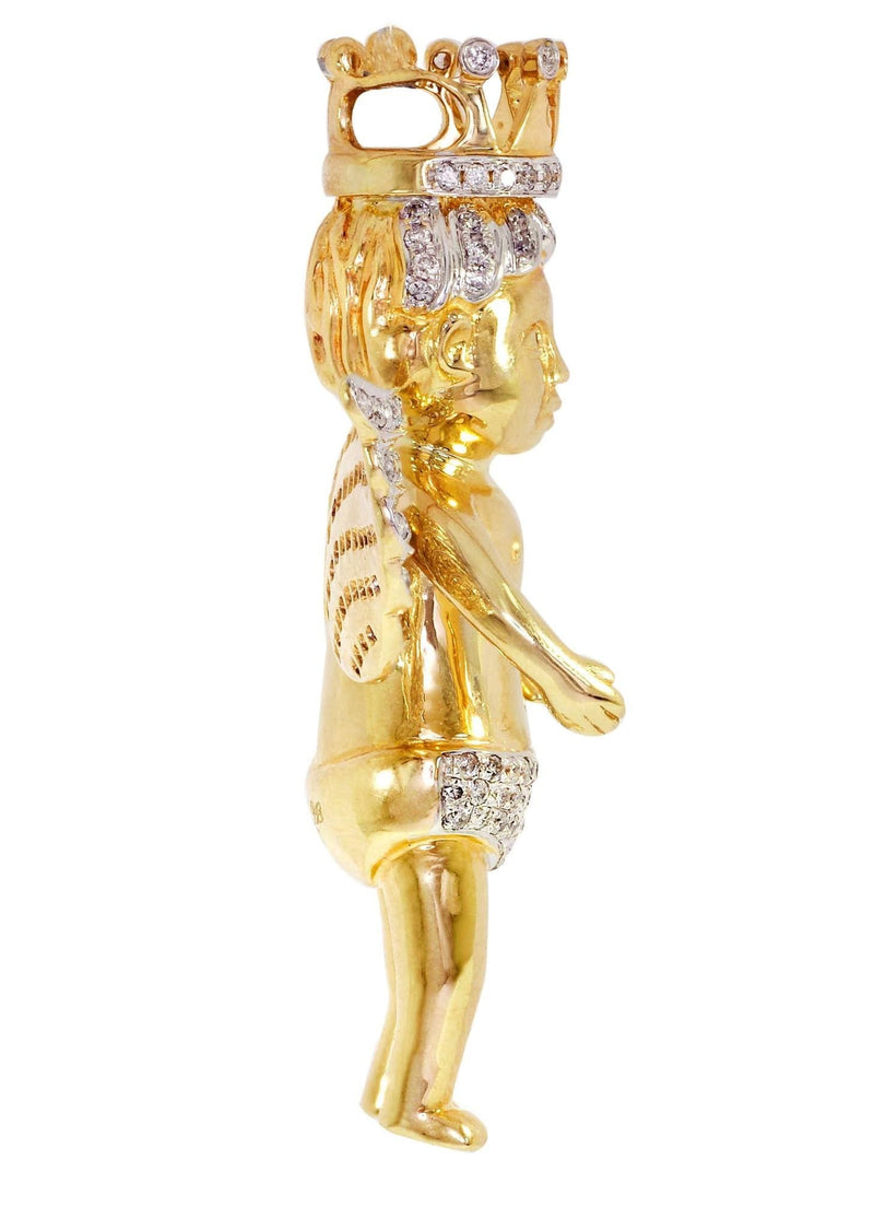 Diamond Angel Pendant | 30.22 Grams | 2.56 Carats