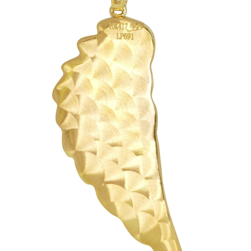 Diamond Angel Wing Pendant | 9.13 Grams | 1.5 Carats