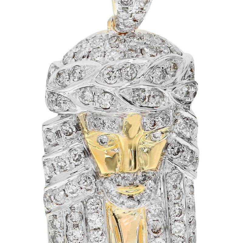 Diamond Jesus Piece | 7.03 Grams | 1.42 Carats