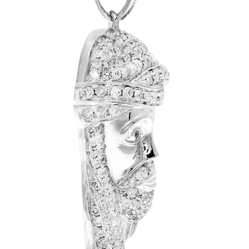 Diamond Jesus Piece | 16.83 Grams | 2.23 Carats