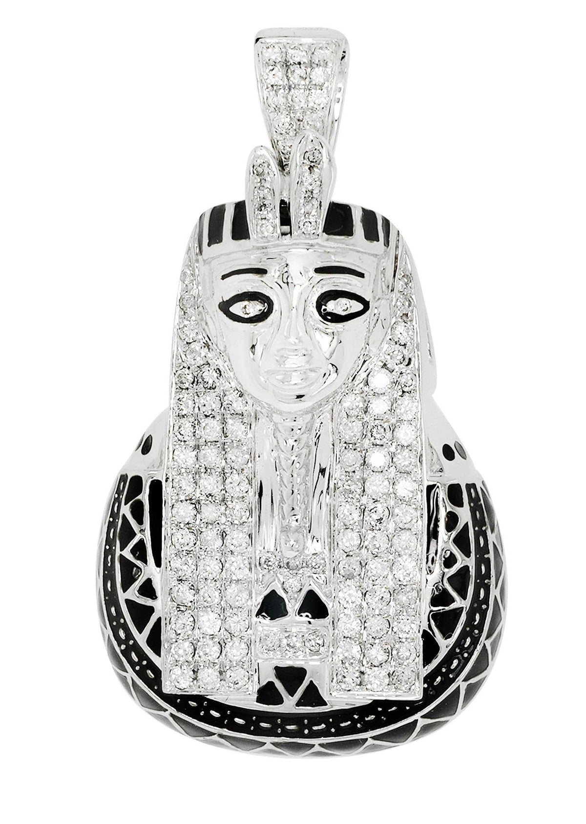 Diamond Pharoh Pendant | 21.76 Grams | 1.54 Carats