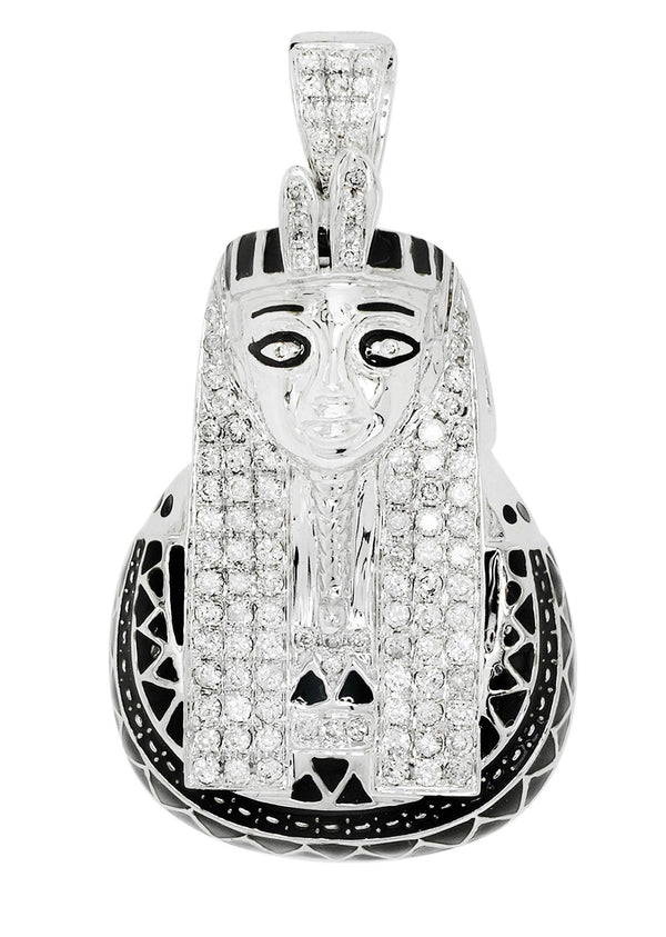 Diamond Pharoh Pendant | 21.76 Grams | 1.54 Carats
