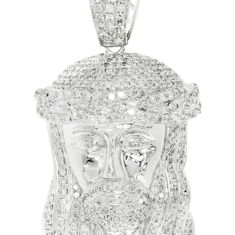 Diamond Jesus Piece | 49.17 Grams | 5.23 Carats