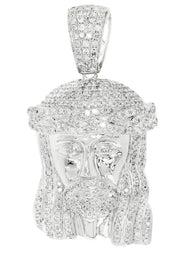 Diamond Jesus Piece | 49.17 Grams | 5.23 Carats