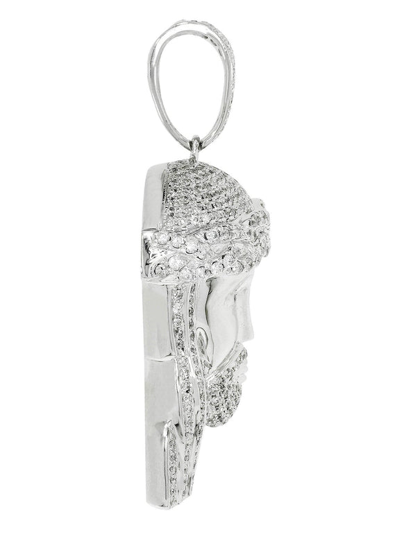 Diamond Jesus Piece | 49.17 Grams | 5.23 Carats