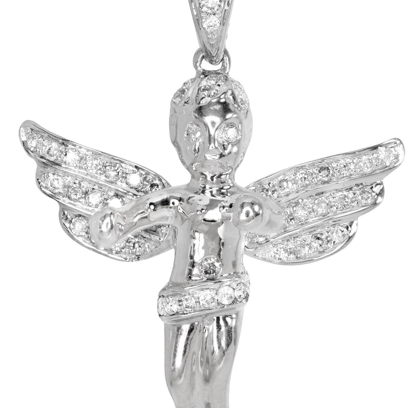Diamond Angel Pendant | 4.77 Grams | 0.59 Carats