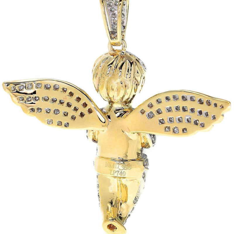 Diamond Angel Pendant | 9.75 Grams | 1.88 Carats