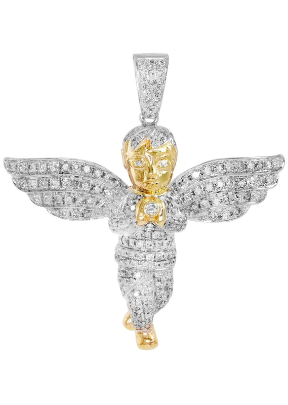 Diamond Angel Pendant | 16.03 Grams | 2.85 Carats