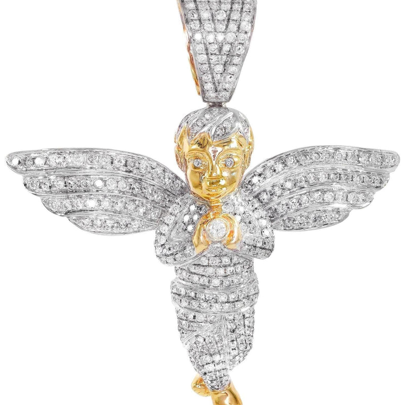 Diamond Angel Pendant | 26.34 Grams | 4.55 Carats