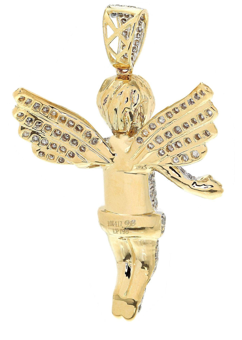 Diamond Angel Pendant | 13.09 Grams | 2.77 Carats
