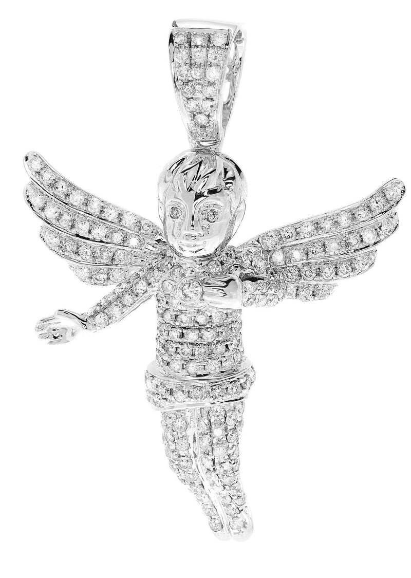 Diamond Angel Pendant | 8.68 Grams | 2.07 Carats