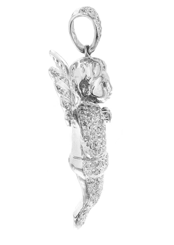Diamond Angel Pendant | 8.68 Grams | 2.07 Carats