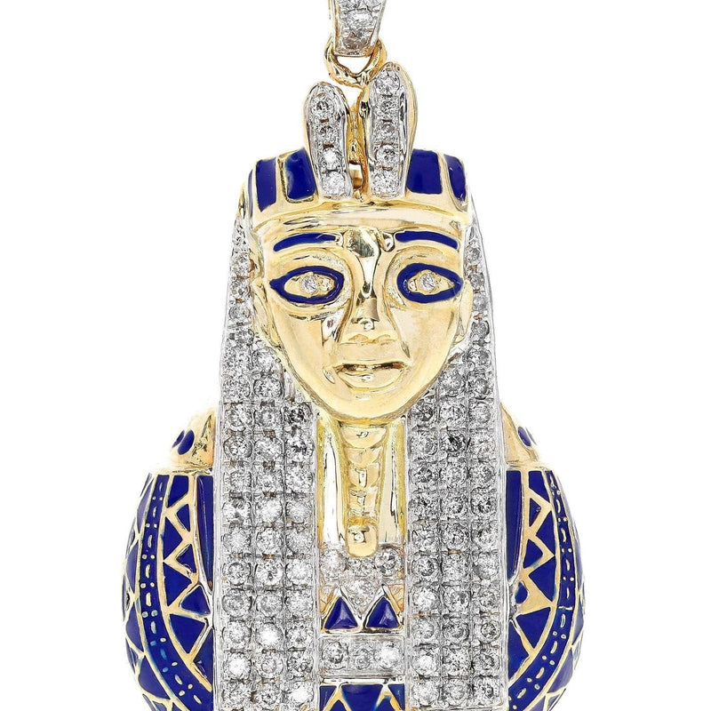 Diamond Pharaoh Piece | 13.69 Grams | 1.04 Carats