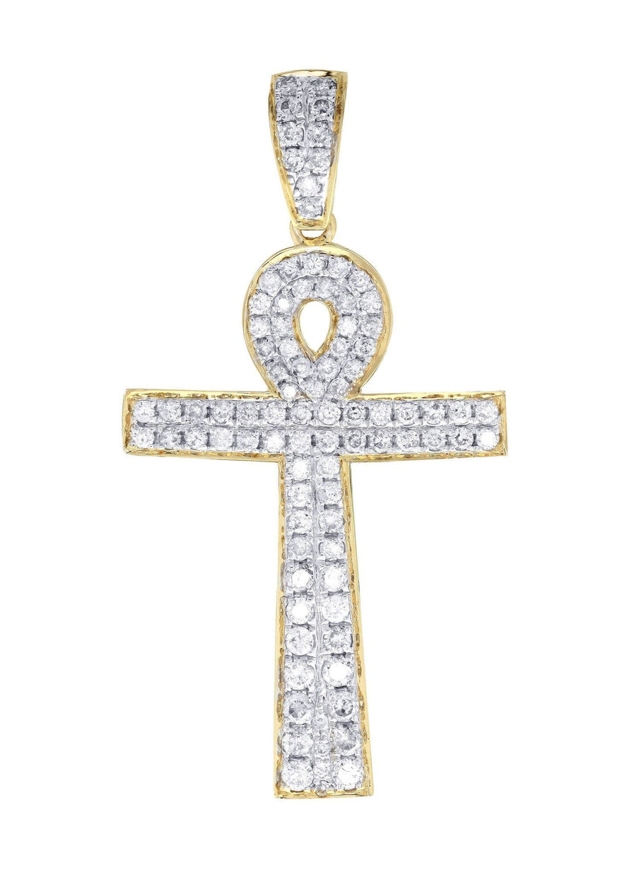 Diamond Cross Pendant | 1.02 Carats | 2.34 Grams