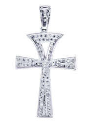 Diamond Ankh Pendant | 1.08 Carats | 2.52 Grams