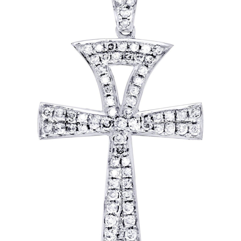 Diamond Ankh Pendant | 1.08 Carats | 2.52 Grams