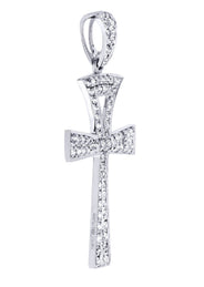 Diamond Ankh Pendant | 1.08 Carats | 2.52 Grams