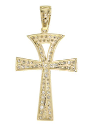 Diamond Ankh Pendant | 1.07 Carats | 2.36 Grams