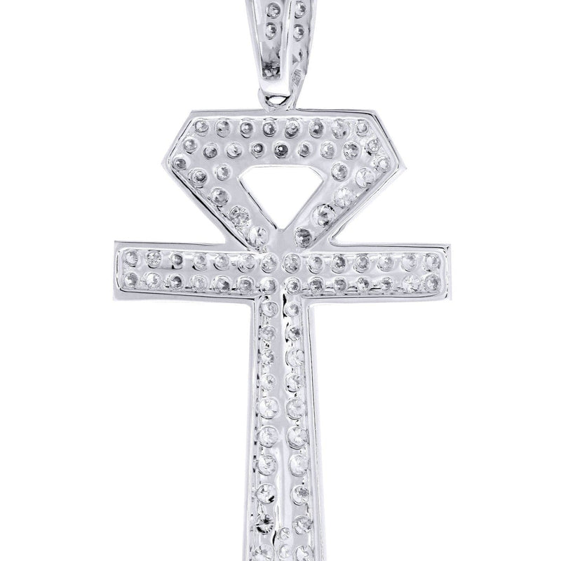 Diamond Ankh Pendant | 1.1 Carats | 2.52 Grams
