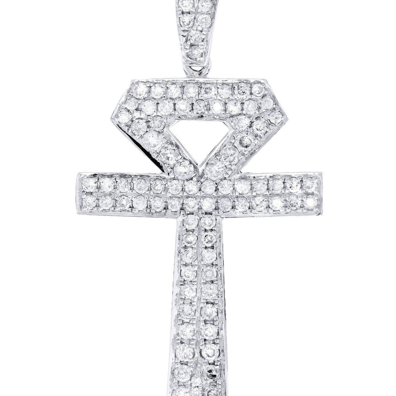 Diamond Ankh Pendant | 1.1 Carats | 2.52 Grams