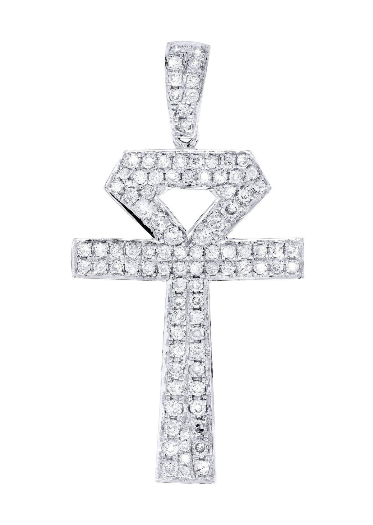 Diamond Ankh Pendant | 1.1 Carats | 2.52 Grams