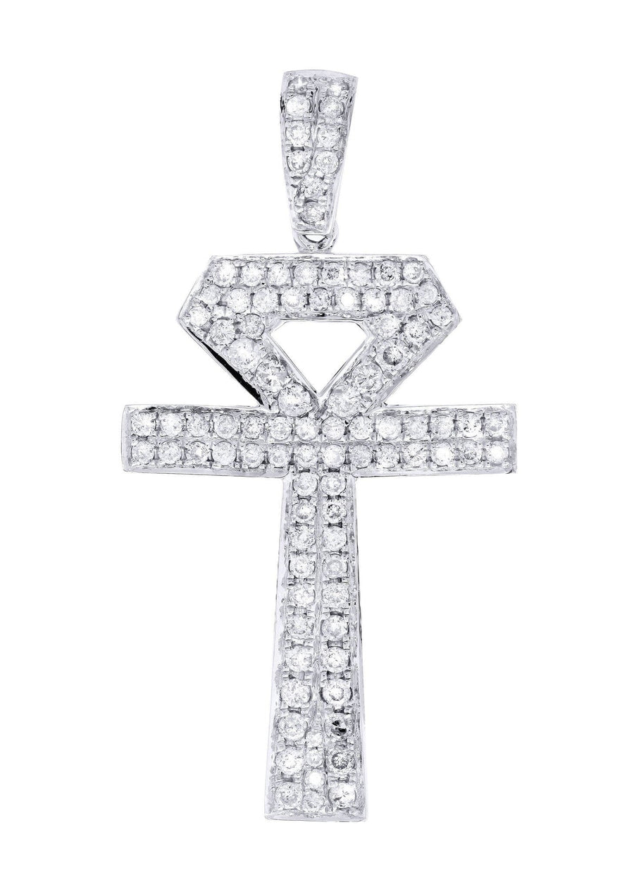 Diamond Ankh Pendant | 1.1 Carats | 2.52 Grams