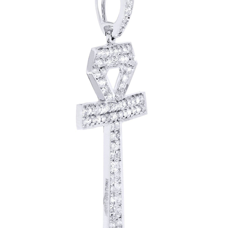 Diamond Ankh Pendant | 1.1 Carats | 2.52 Grams