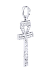 Diamond Ankh Pendant | 1.1 Carats | 2.52 Grams