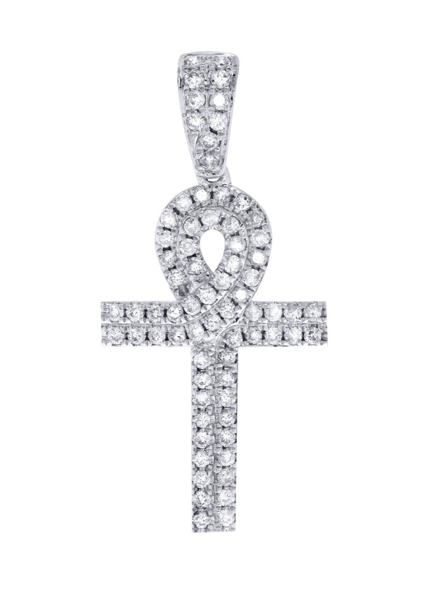 Diamond Ankh Pendant | 0.71 Carats | 2.18 Grams