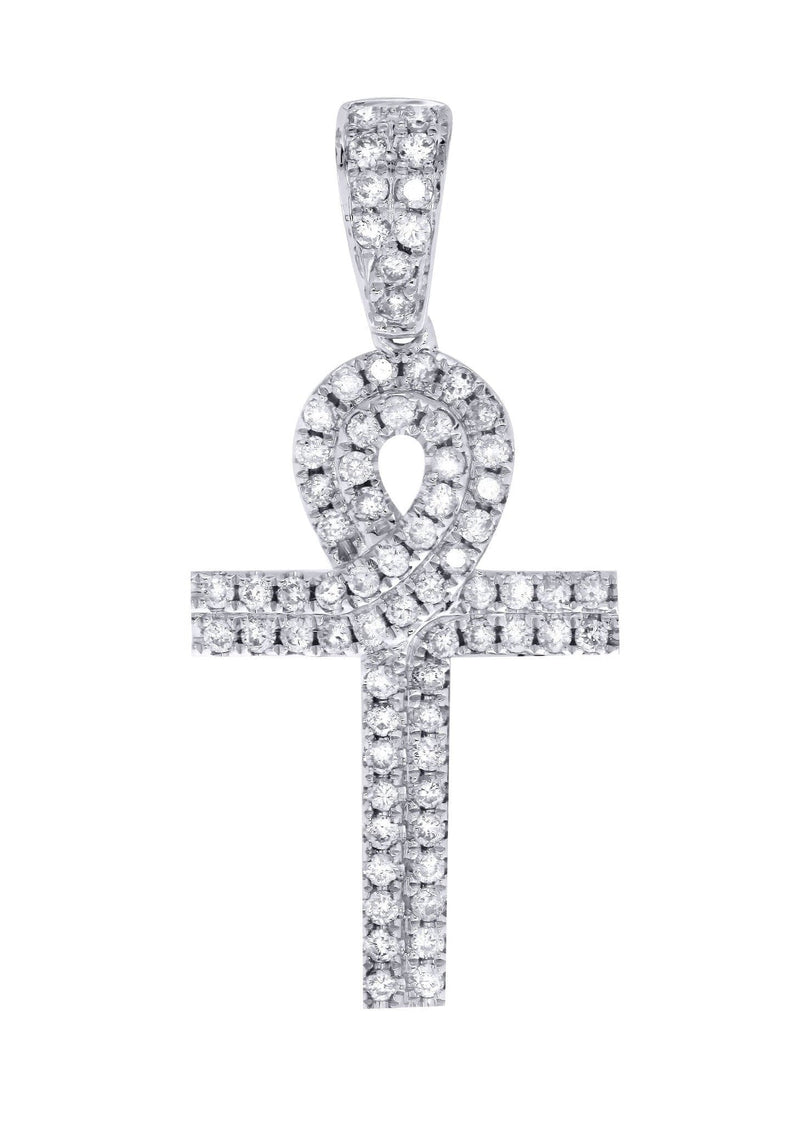 Diamond Ankh Pendant | 0.71 Carats | 2.18 Grams