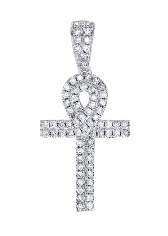Diamond Ankh Pendant | 0.71 Carats | 2.18 Grams