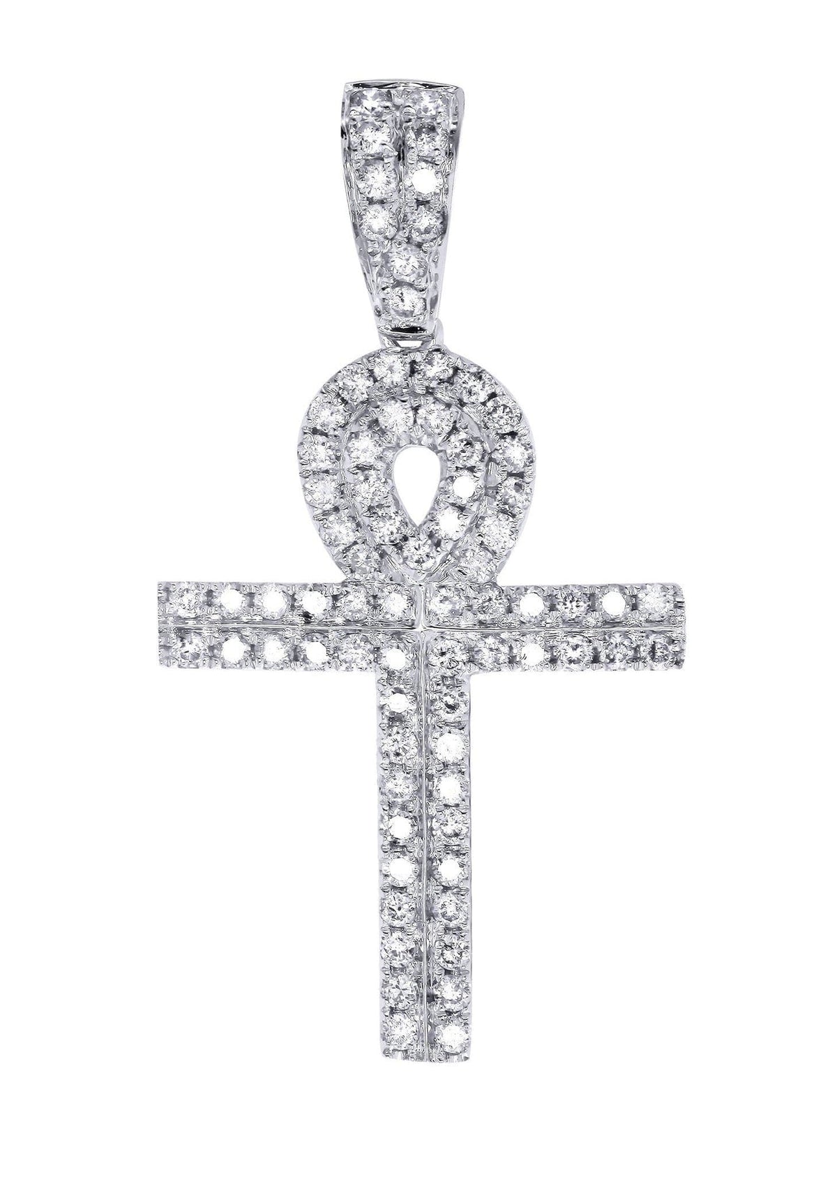 Diamond Ankh Pendant | 0.74 Carats | 2.14 Grams