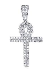 Diamond Ankh Pendant | 0.74 Carats | 2.14 Grams