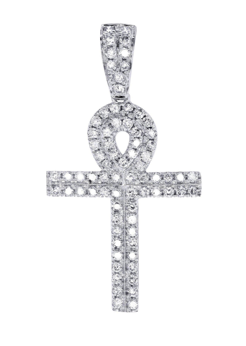 Diamond Ankh Pendant | 0.74 Carats | 2.14 Grams