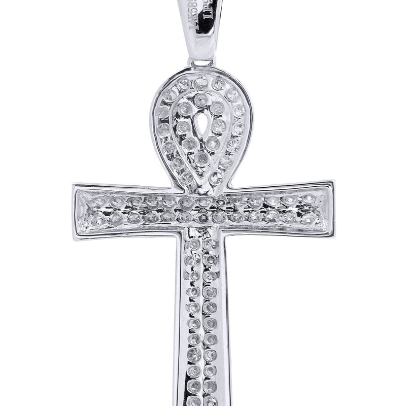 Diamond Ankh Pendant | 0.81 Carats | 3.33 Grams
